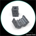 NiZn Magnet EMI Plastic Ferrite Core para cabos de linha